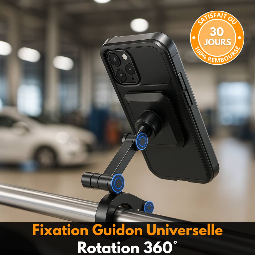 𝗦𝘂𝗽𝗽𝗼𝗿𝘁 𝗧é𝗹é𝗽𝗵𝗼𝗻𝗲 𝗽𝗼𝘂𝗿 𝗠𝗼𝘁𝗼/𝗩é𝗹𝗼 𝗨𝗹𝘁𝗿𝗮 𝗦𝘁𝗮𝗯𝗹𝗲 𝗠ê𝗺𝗲 𝘀𝘂𝗿 𝗥𝗼𝘂𝘁𝗲 𝗖𝗮𝘀𝘀é𝗲 – É𝘁𝗮𝗻𝗰𝗵𝗲 𝟯𝟲𝟬° -𝐃𝐚𝐤𝐚𝐫