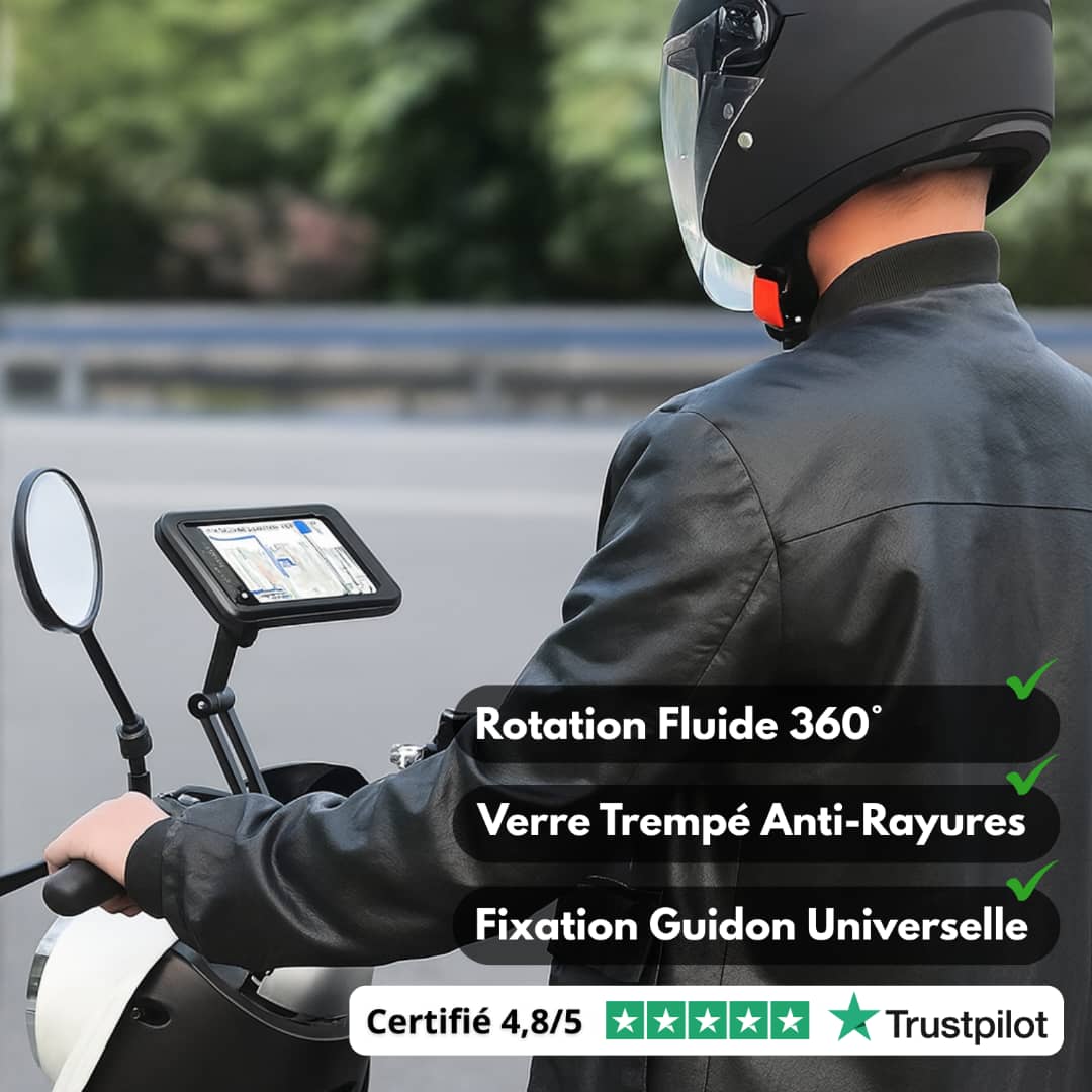 𝗦𝘂𝗽𝗽𝗼𝗿𝘁 𝗧é𝗹é𝗽𝗵𝗼𝗻𝗲 𝗽𝗼𝘂𝗿 𝗠𝗼𝘁𝗼/𝗩é𝗹𝗼 𝗨𝗹𝘁𝗿𝗮 𝗦𝘁𝗮𝗯𝗹𝗲 𝗠ê𝗺𝗲 𝘀𝘂𝗿 𝗥𝗼𝘂𝘁𝗲 𝗖𝗮𝘀𝘀é𝗲 – É𝘁𝗮𝗻𝗰𝗵𝗲 𝟯𝟲𝟬° -𝐃𝐚𝐤𝐚𝐫