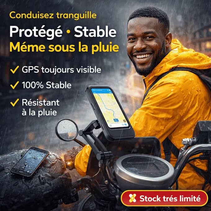 𝗦𝘂𝗽𝗽𝗼𝗿𝘁 𝗧é𝗹é𝗽𝗵𝗼𝗻𝗲 𝗽𝗼𝘂𝗿 𝗠𝗼𝘁𝗼/𝗩é𝗹𝗼 𝗨𝗹𝘁𝗿𝗮 𝗦𝘁𝗮𝗯𝗹𝗲 𝗠ê𝗺𝗲 𝘀𝘂𝗿 𝗥𝗼𝘂𝘁𝗲 𝗖𝗮𝘀𝘀é𝗲 – É𝘁𝗮𝗻𝗰𝗵𝗲 𝟯𝟲𝟬° -𝐃𝐚𝐤𝐚𝐫